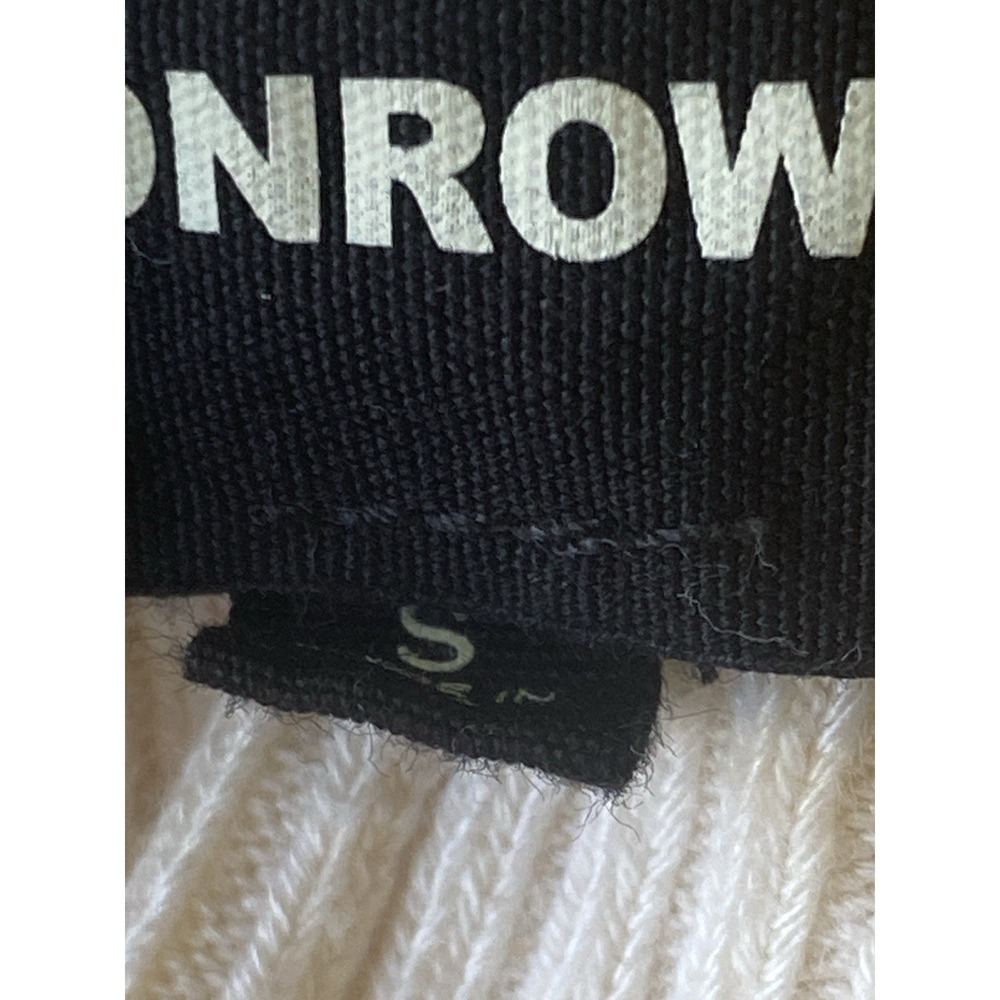 Monrow Soft Knit Rib Half Zip Collar Sweater Sz Small $174 - Picture 5 of 6